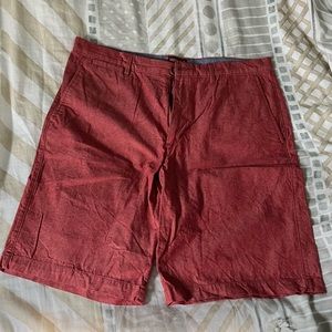 Heathered Red Shorts